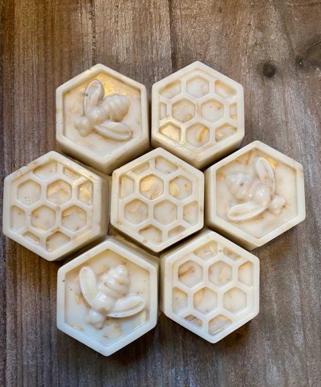 Honey Comb Soap- ALL Natural Oatmeal and Honey